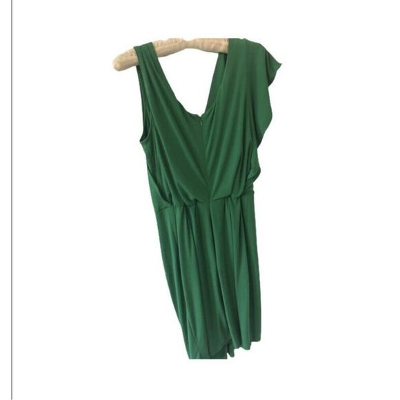 VINCE CAMUTO GREEN FAUX WRAP DRESS WOMENS SIZE 6 - Picture 5 of 5